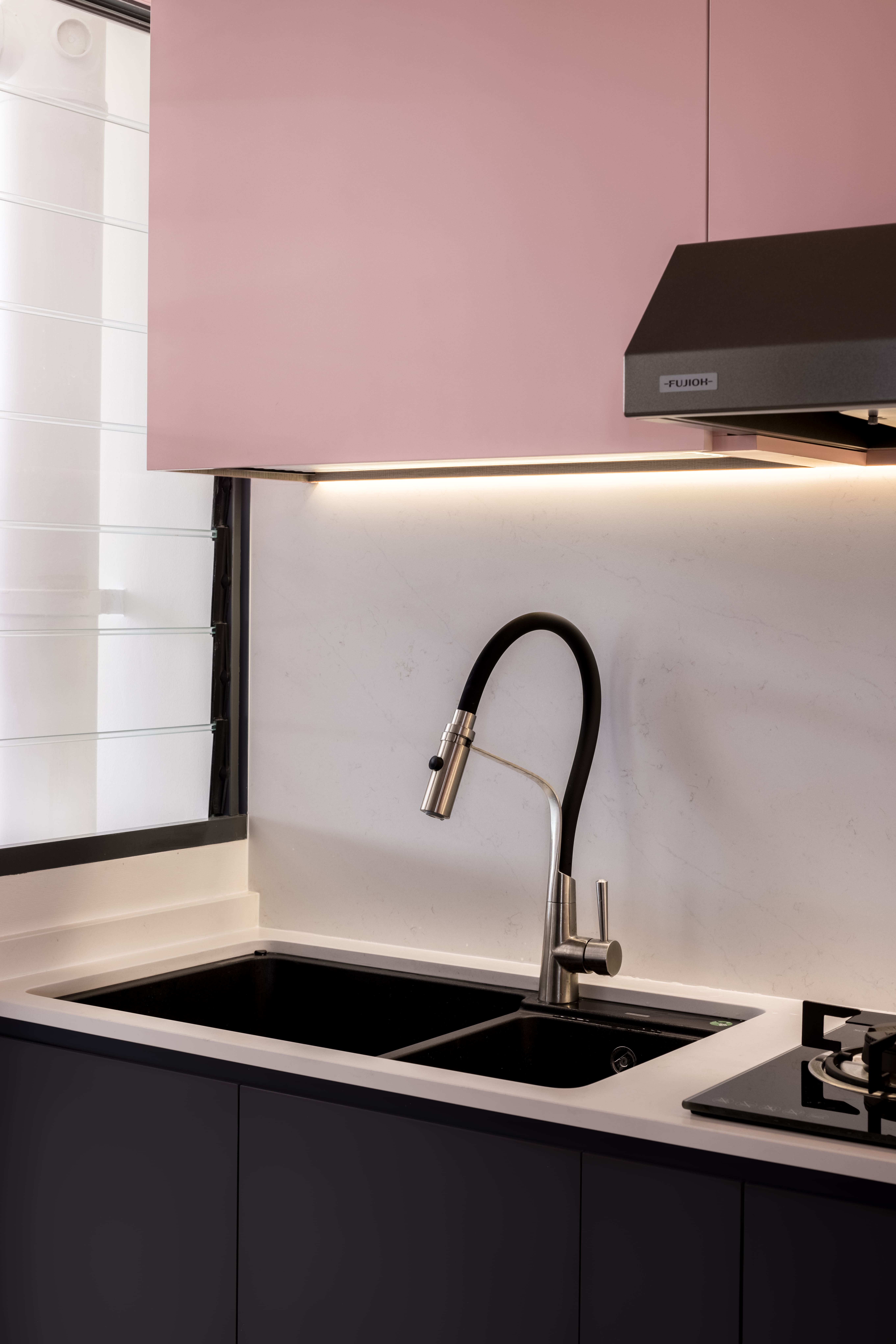 Contemporary Design - Kitchen - HDB 3 Room - Design by Apex Studios Pte Ltd