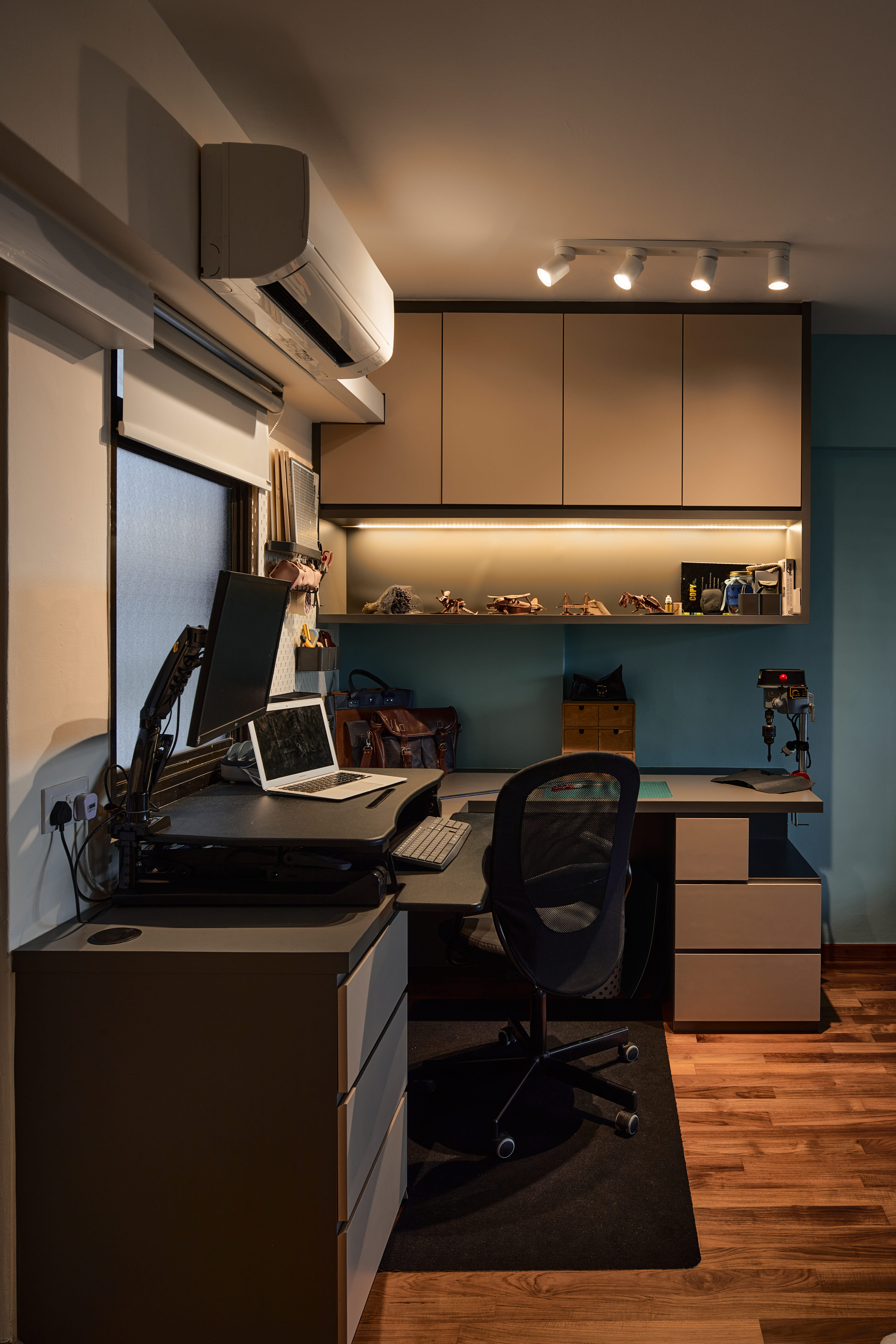 Contemporary Design - Study Room - HDB 4 Room - Design by Apex Studios Pte Ltd