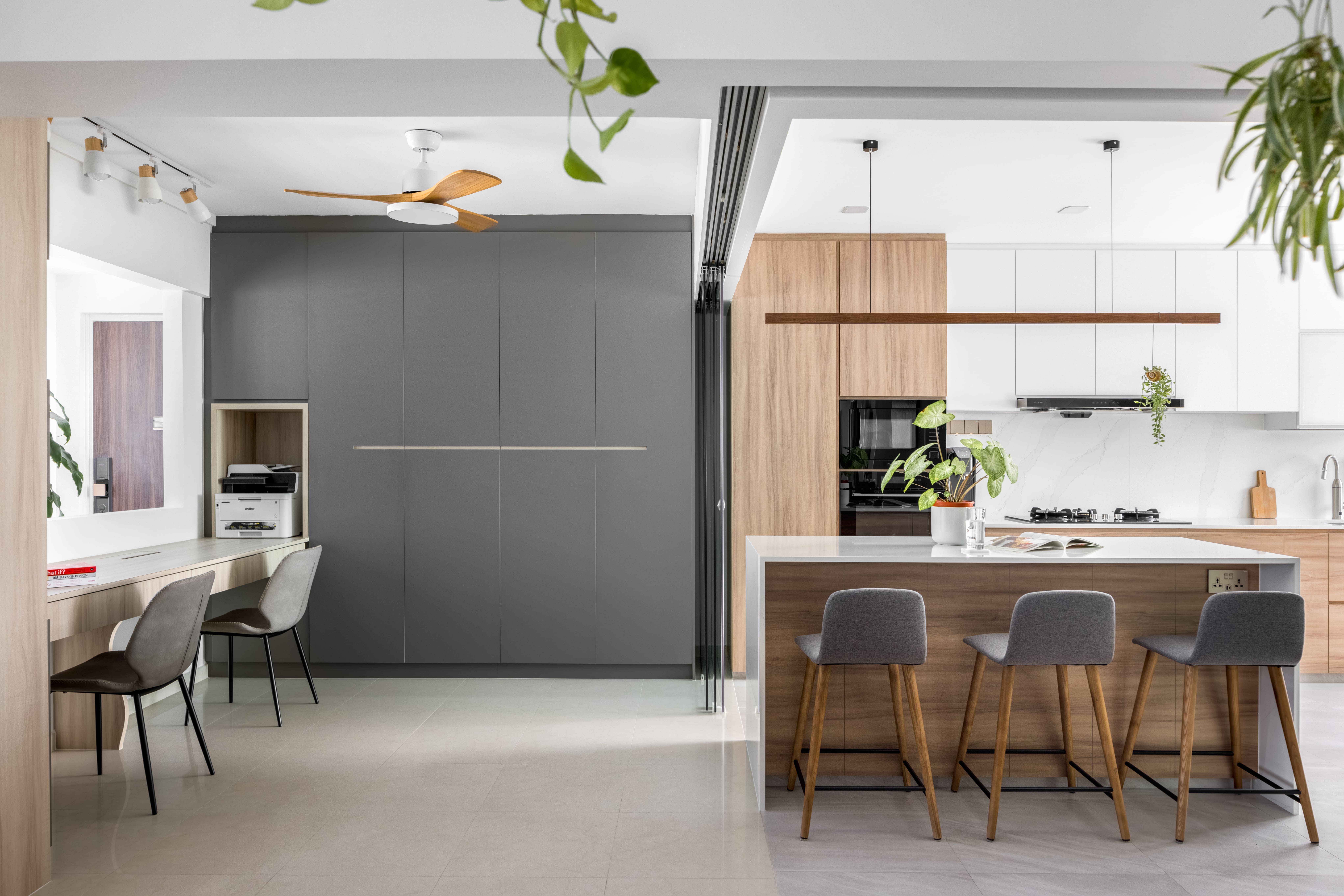 Contemporary Design - Dining Room - HDB 4 Room - Design by Apex Studios Pte Ltd