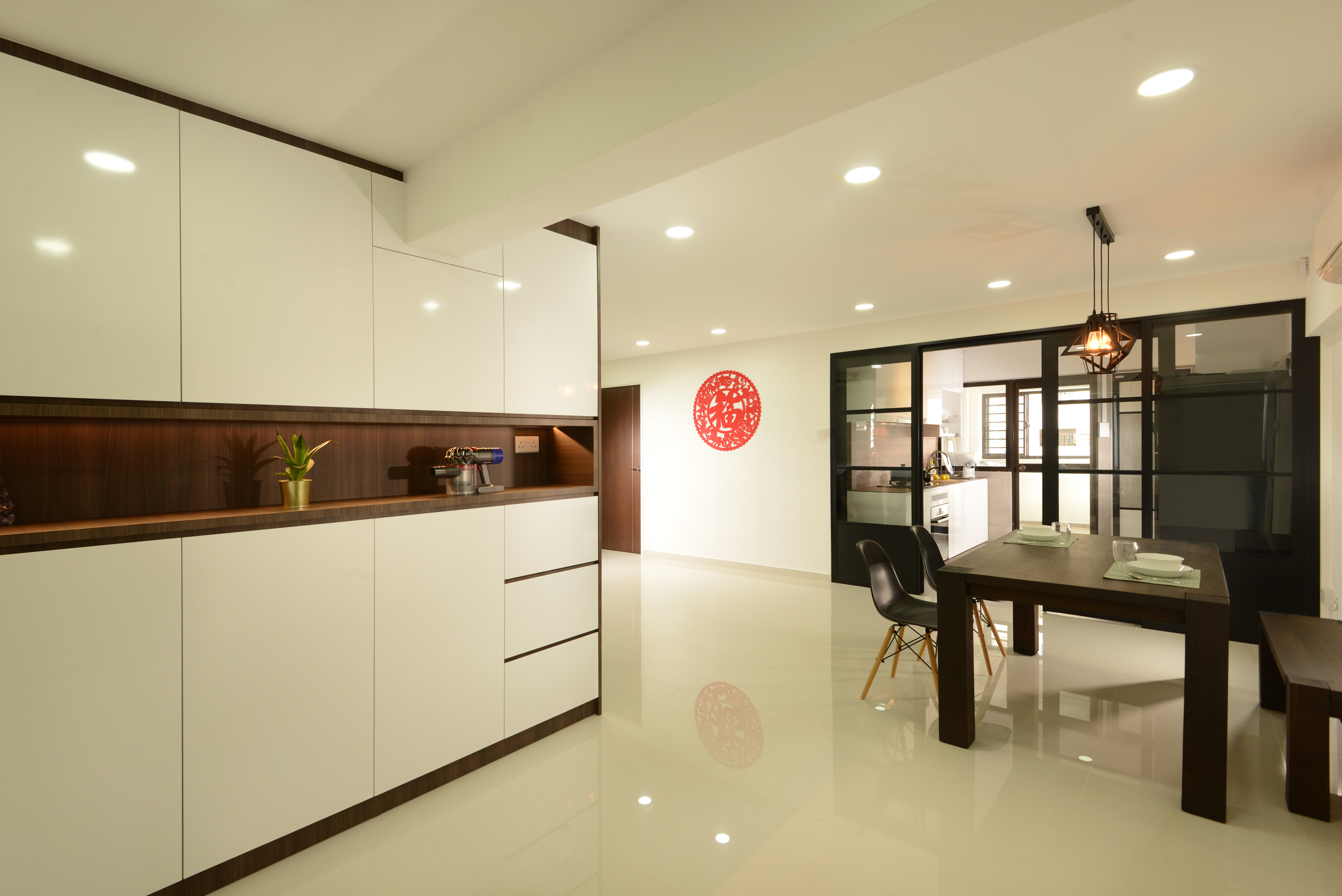 Minimalist Design - Dining Room - HDB 5 Room - Design by Apex Studios Pte Ltd