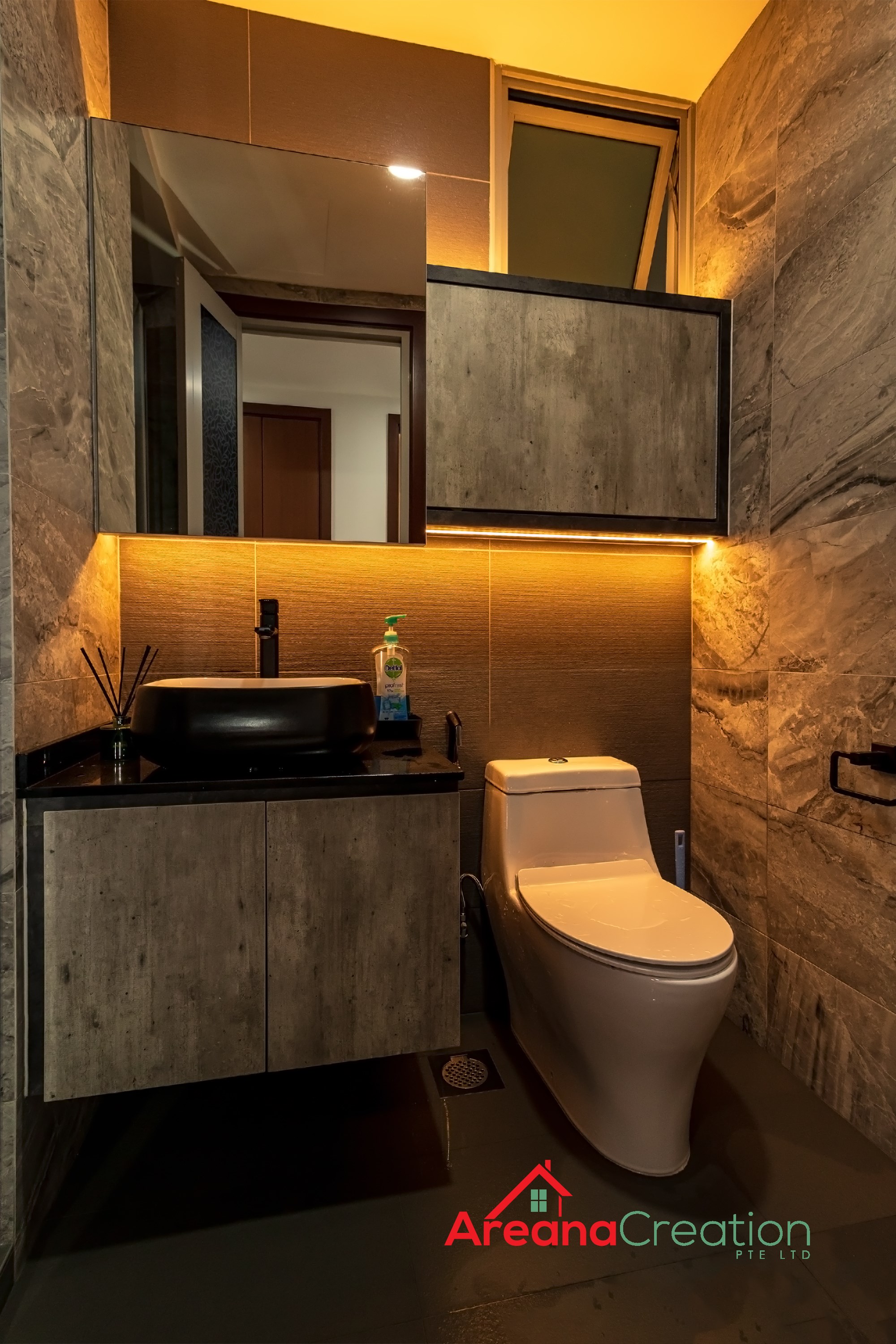 Contemporary Design - Bathroom - Condominium - Design by Areana Creation Pte Ltd
