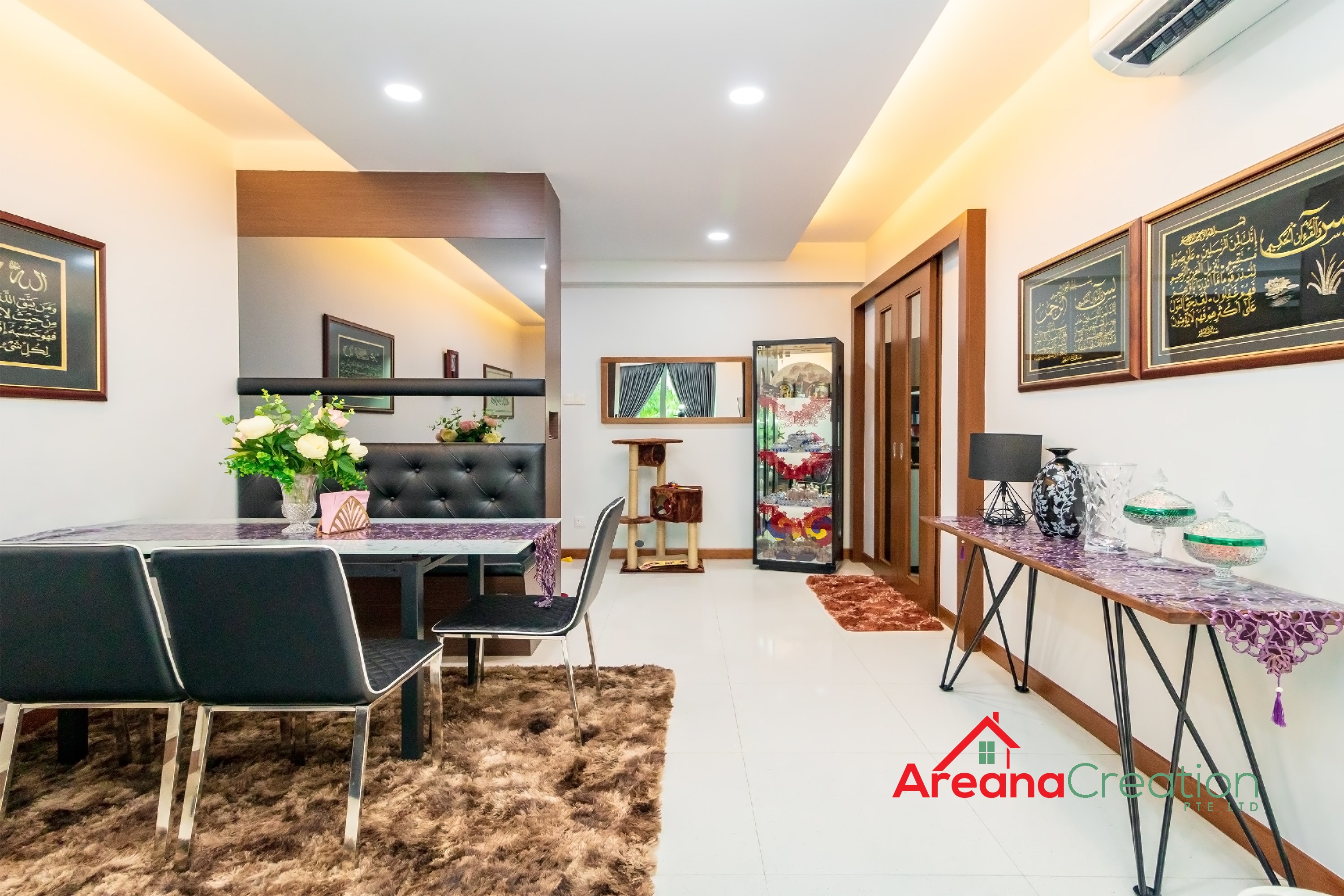 Contemporary Design - Living Room - Condominium - Design by Areana Creation Pte Ltd