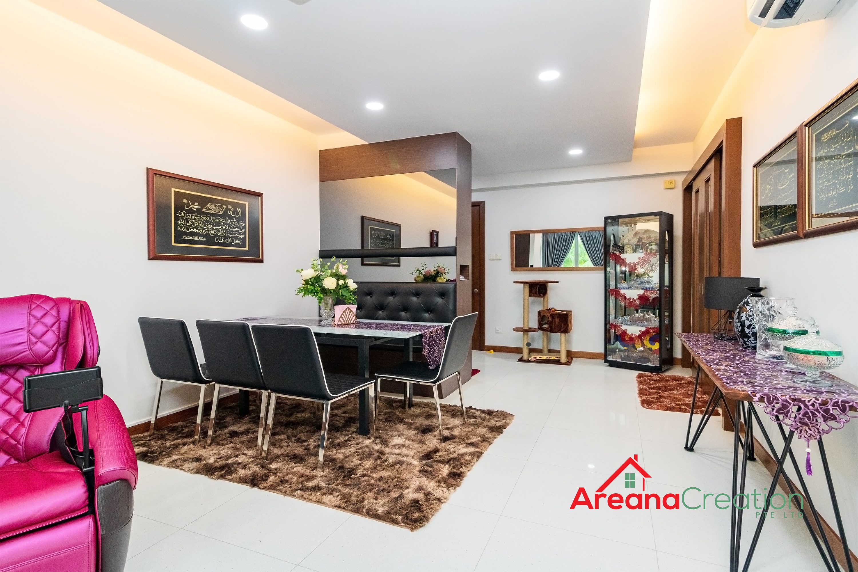 Contemporary Design - Living Room - Condominium - Design by Areana Creation Pte Ltd
