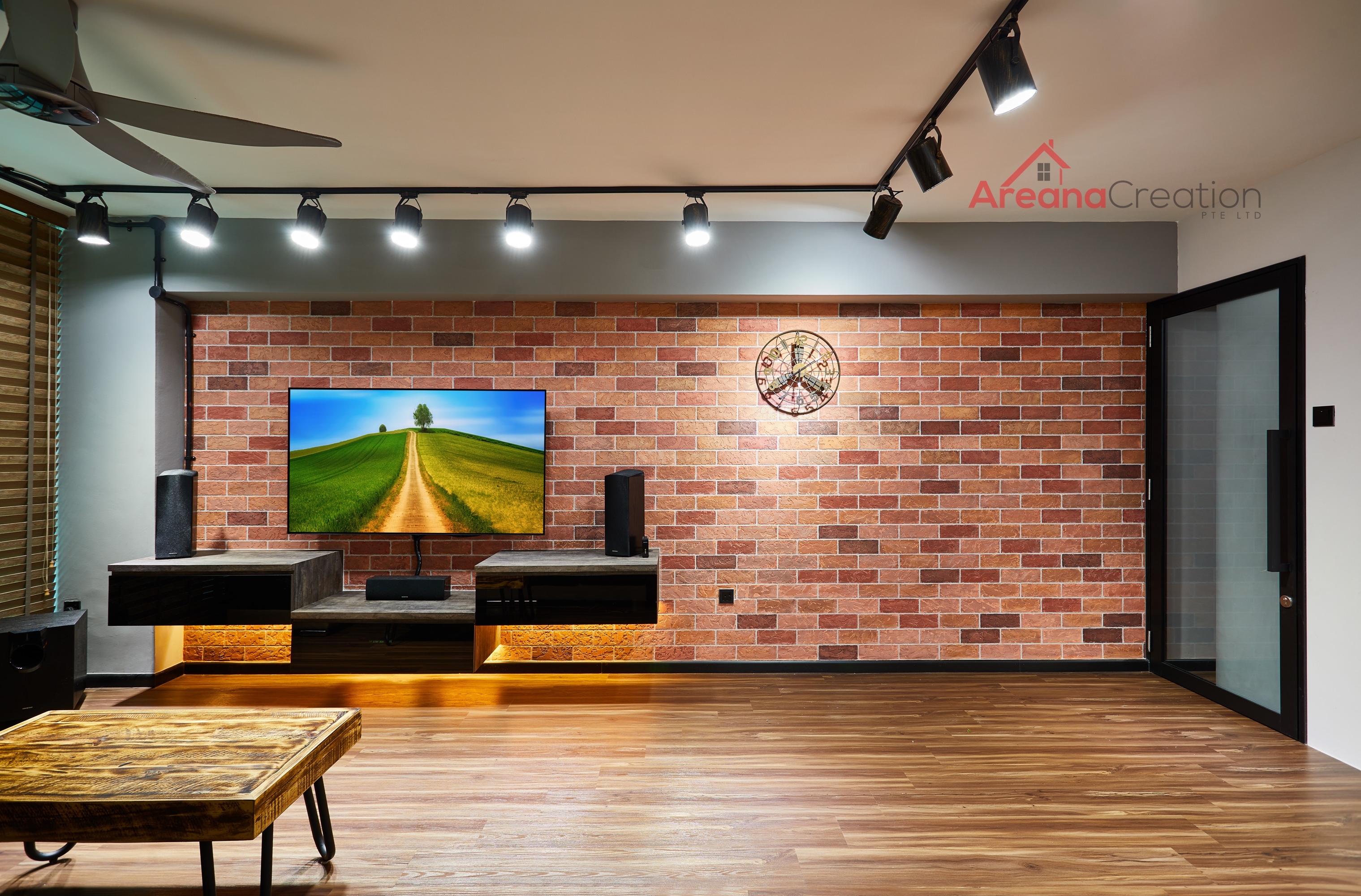 Contemporary, Modern Design - Living Room - HDB 4 Room - Design by Areana Creation Pte Ltd