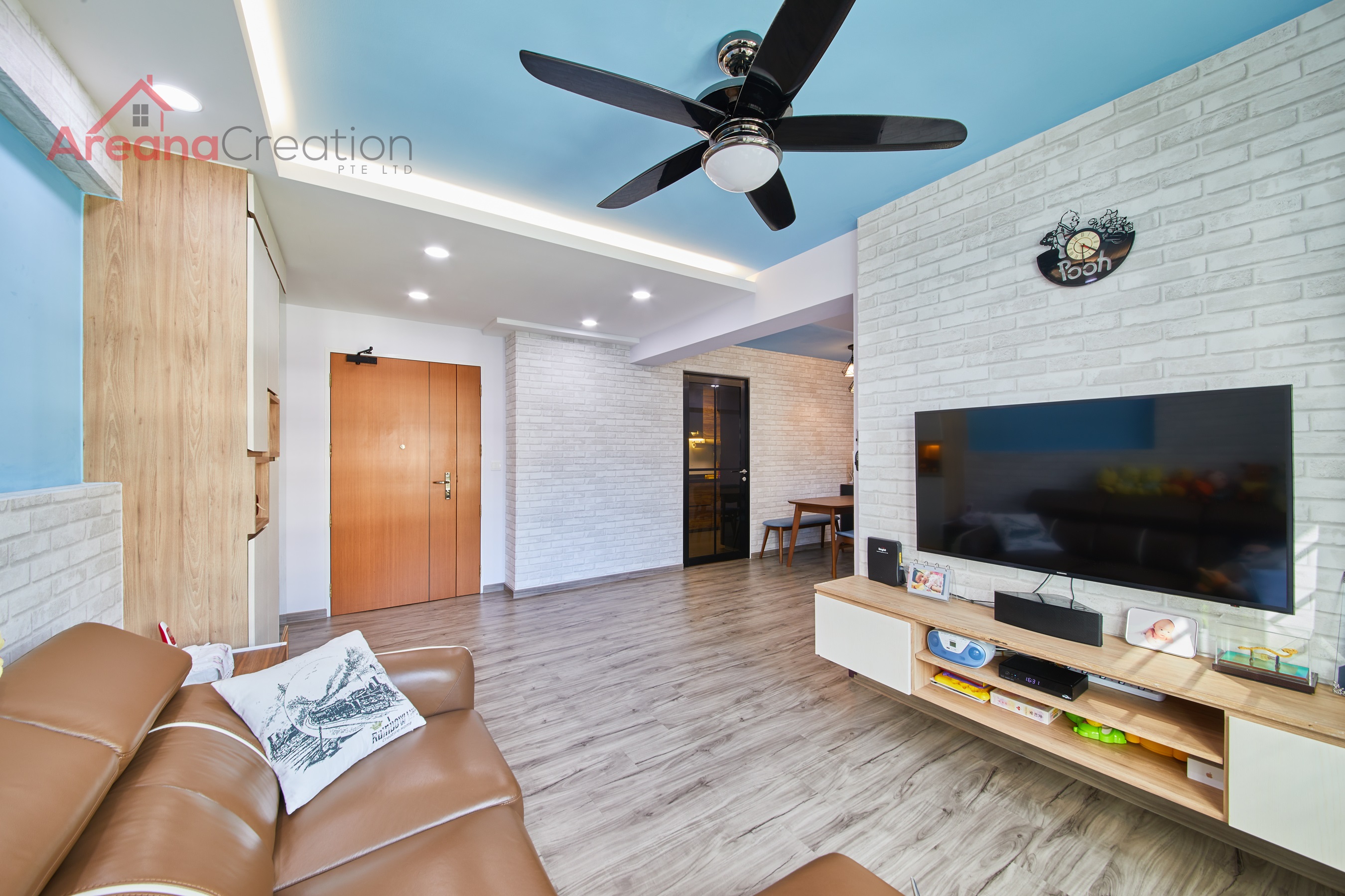 Contemporary, Modern Design - Living Room - HDB 5 Room - Design by Areana Creation Pte Ltd