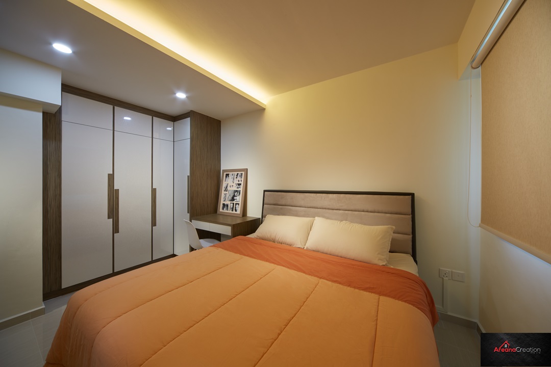 Minimalist, Modern, Scandinavian Design - Bedroom - HDB 4 Room - Design by Areana Creation Pte Ltd
