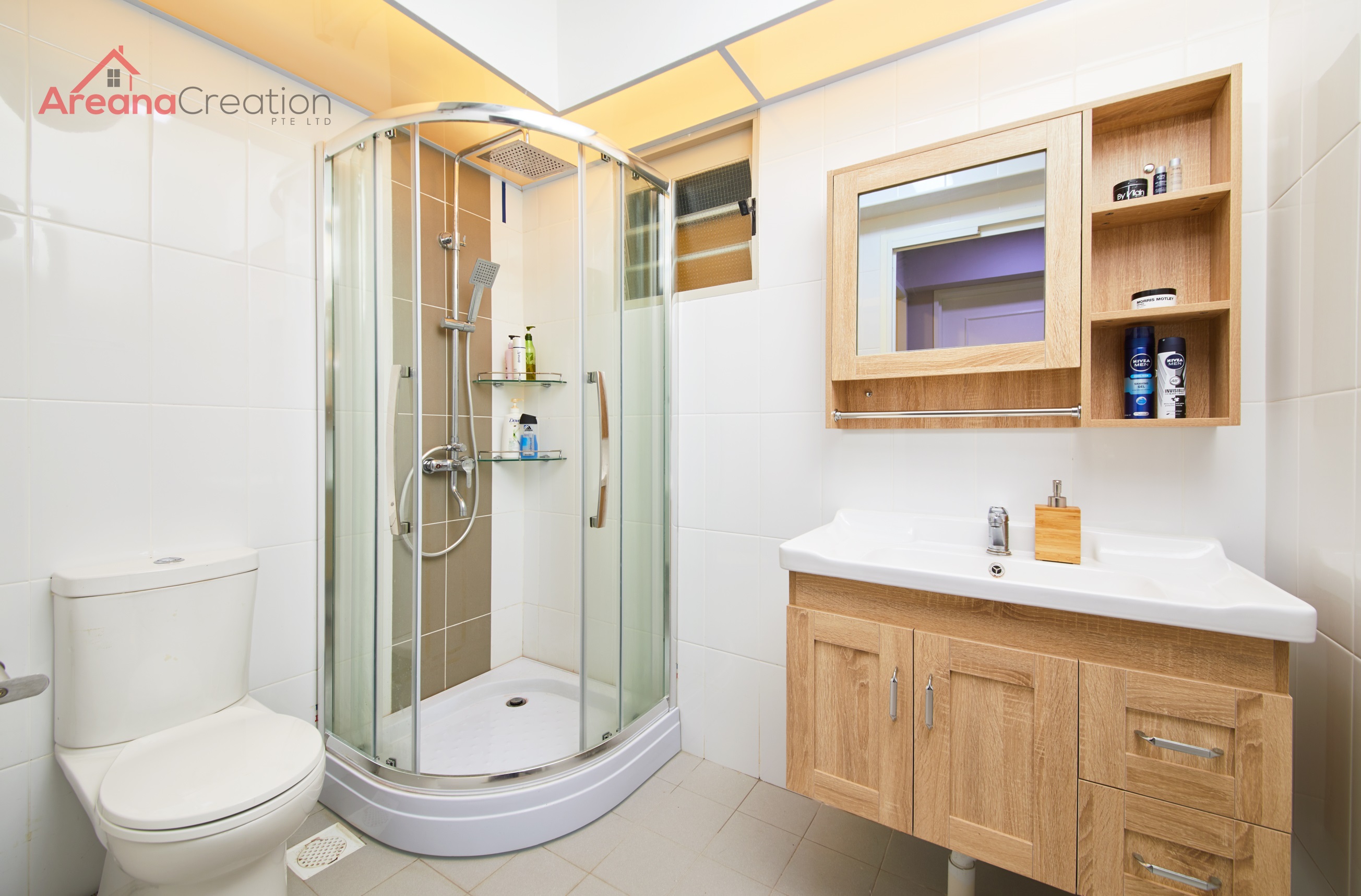 Classical, Contemporary, Country Design - Bathroom - HDB 5 Room - Design by Areana Creation Pte Ltd