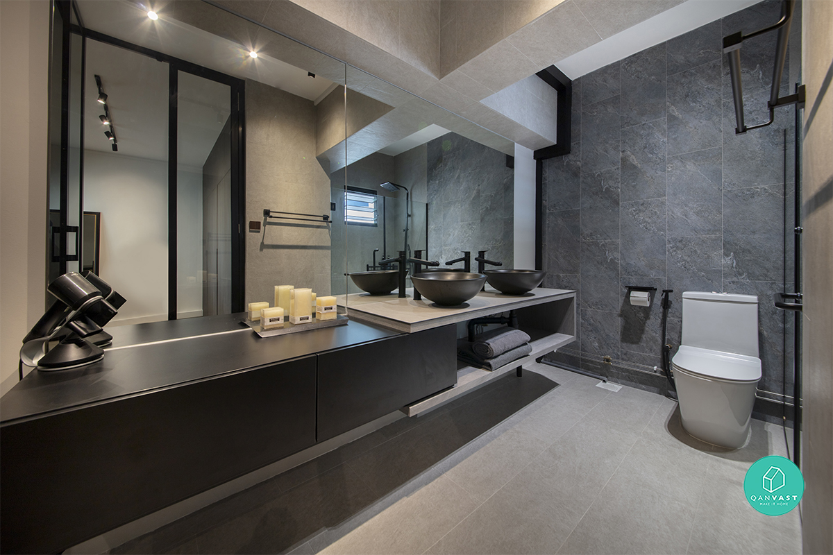 Contemporary Design - Bathroom - HDB 5 Room - Design by ARK-hitecture Pte Ltd