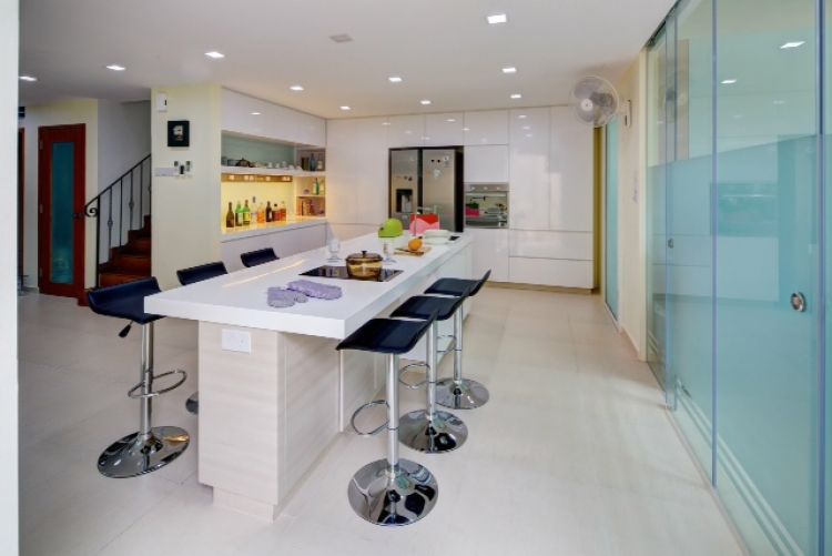 Contemporary, Modern, Scandinavian Design - Kitchen - Landed House - Design by Artrend Design