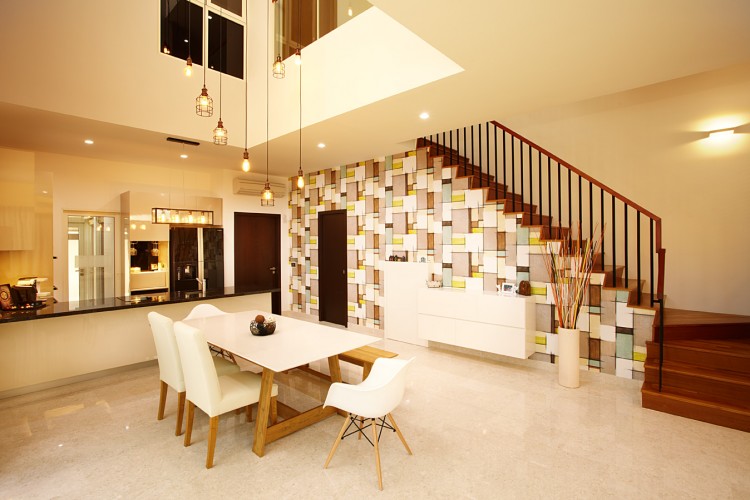 Contemporary, Modern Design - Dining Room - Landed House - Design by Artrend Design