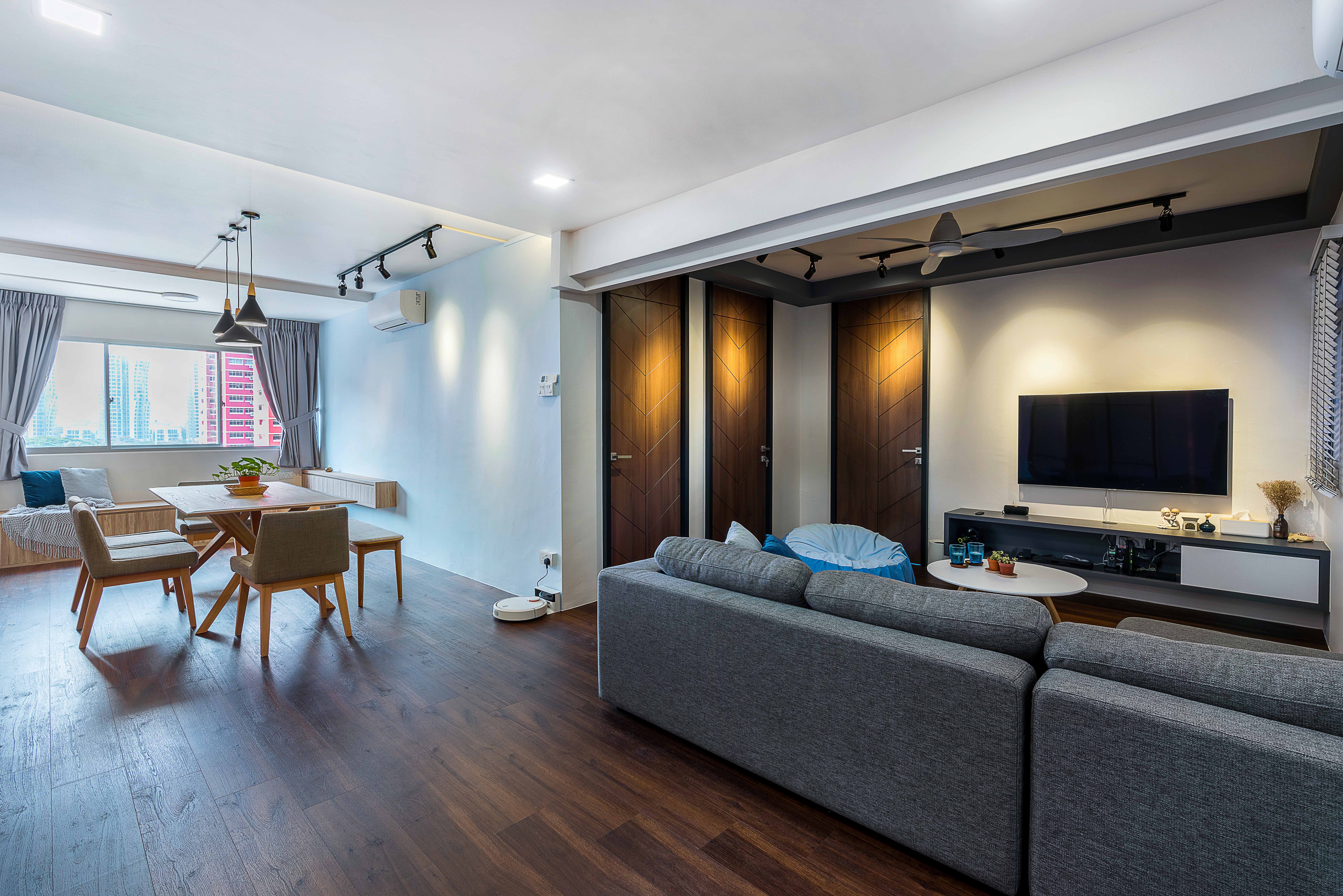 Modern, Scandinavian Design - Living Room - HDB 5 Room - Design by Artrend Design