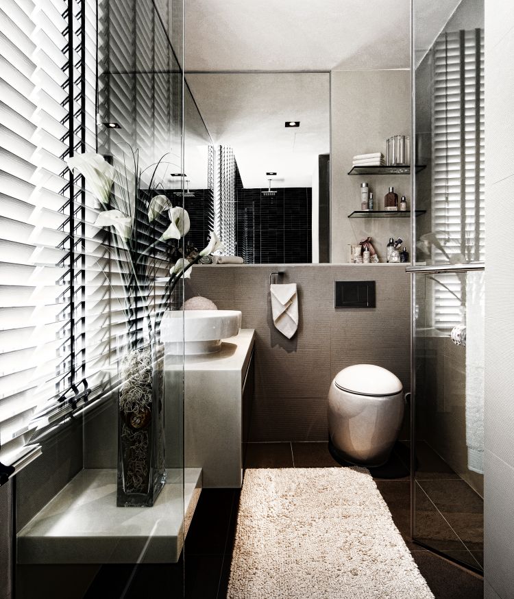 Minimalist, Modern Design - Bathroom - Condominium - Design by Artrend Design