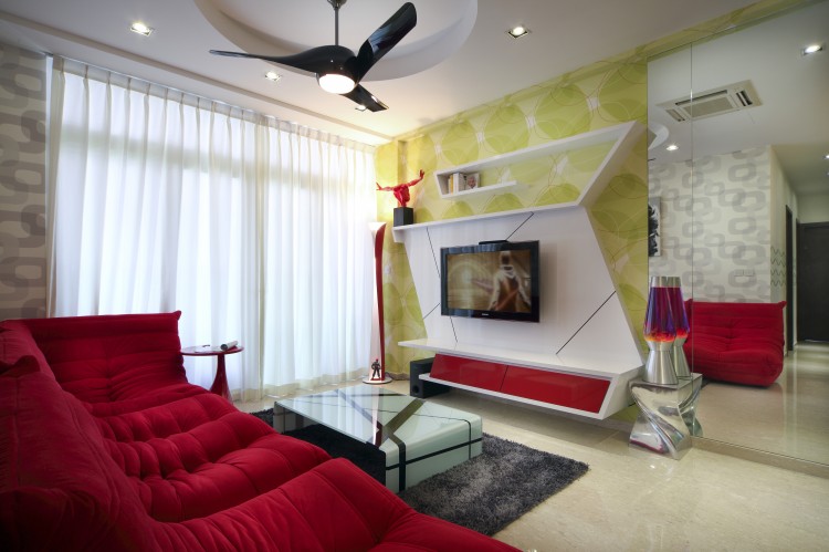 Eclectic, Modern, Retro Design - Living Room - Condominium - Design by Artrend Design