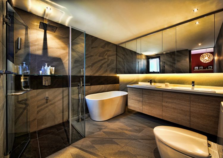 Contemporary, Country, Scandinavian Design - Bathroom - Condominium - Design by Artrend Design