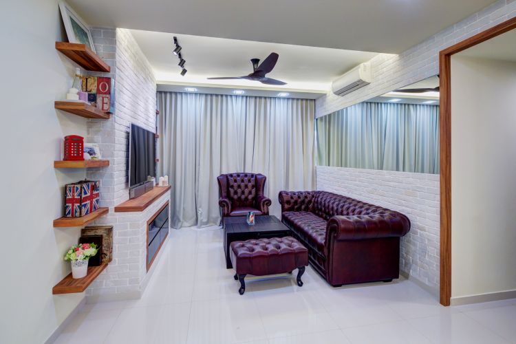 Eclectic, Scandinavian Design - Living Room - Condominium - Design by Artrend Design