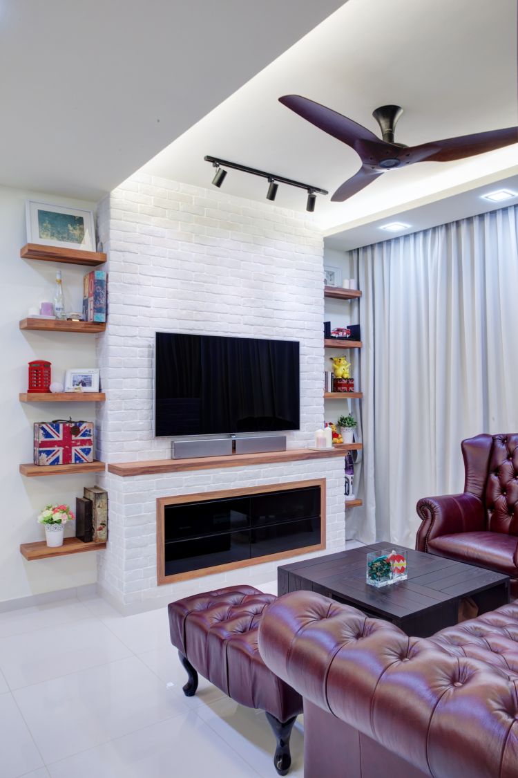 Eclectic, Scandinavian Design - Living Room - Condominium - Design by Artrend Design