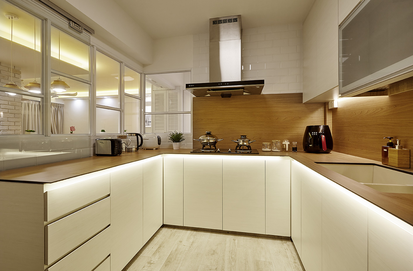 Classical, Scandinavian Design - Kitchen - HDB 4 Room - Design by Artrend Design