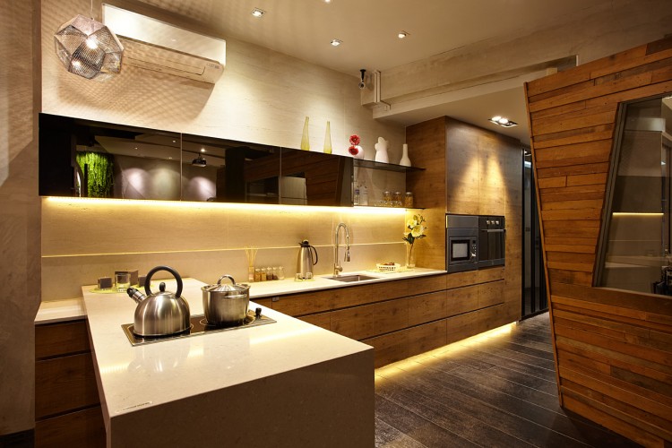 Classical, Industrial, Modern Design - Kitchen - Landed House - Design by Artrend Design