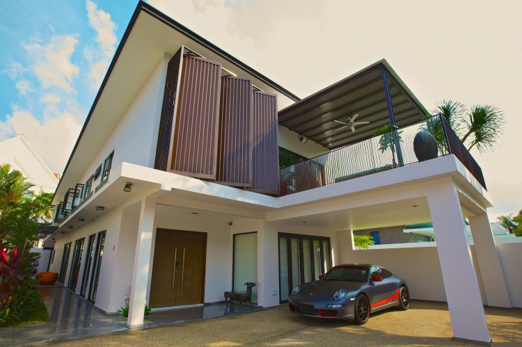 Classical, Contemporary, Modern Design - Balcony - Landed House - Design by Asialand ID Pte Ltd