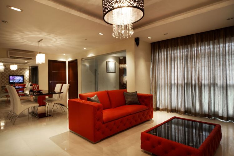 Contemporary, Modern, Victorian Design - Living Room - HDB 5 Room - Design by Aspero Design