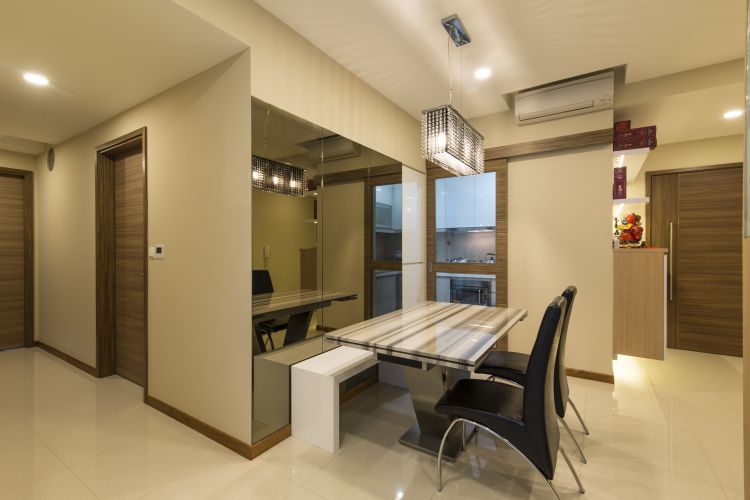 Contemporary, Modern Design - Dining Room - Condominium - Design by Aspero Design
