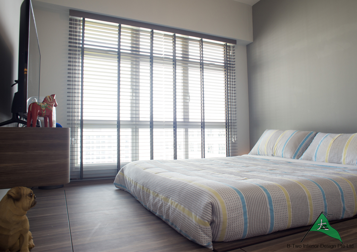 Country, Industrial, Retro Design - Bedroom - HDB 4 Room - Design by B-Two Interior Design Pte Ltd