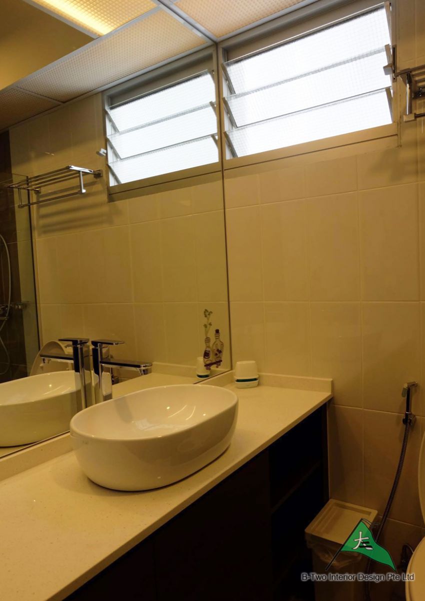 Contemporary, Modern Design - Bathroom - HDB 4 Room - Design by B-Two Interior Design Pte Ltd