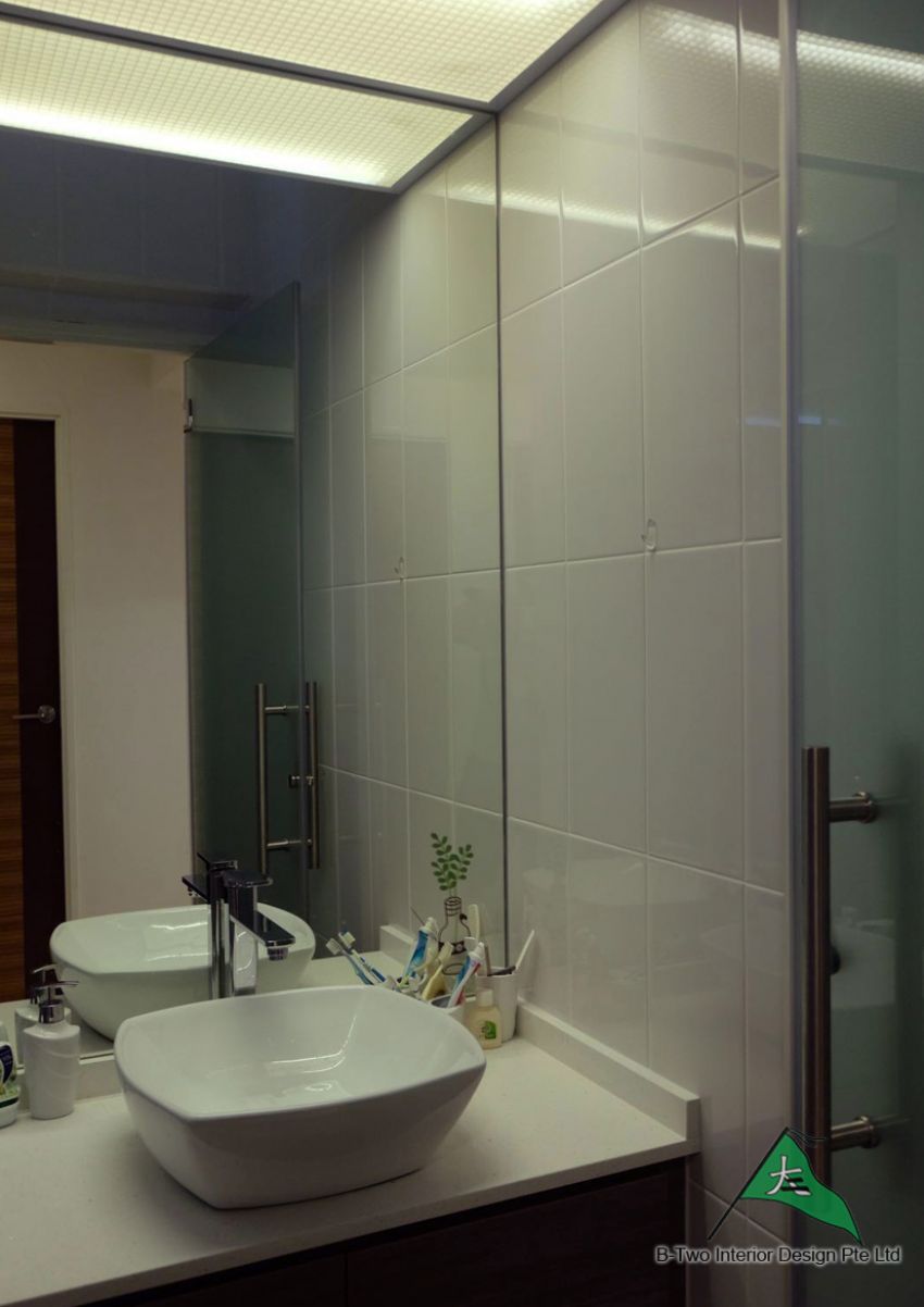 Contemporary, Modern Design - Bathroom - HDB 4 Room - Design by B-Two Interior Design Pte Ltd