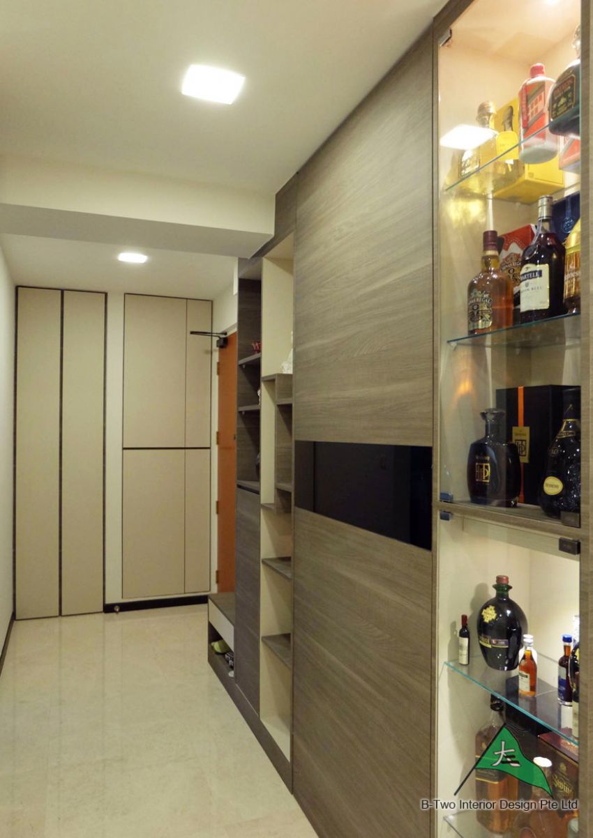 Contemporary, Modern Design - Living Room - HDB 4 Room - Design by B-Two Interior Design Pte Ltd