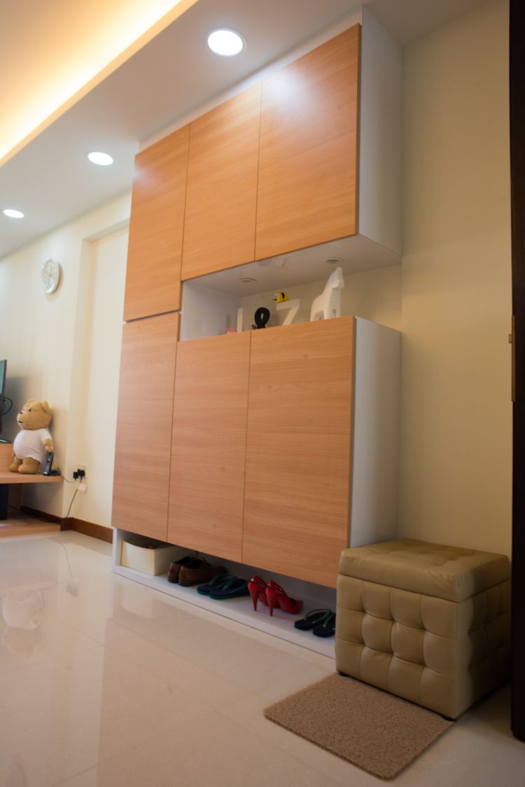 Minimalist, Modern Design - Living Room - HDB 4 Room - Design by B-Two Interior Design Pte Ltd