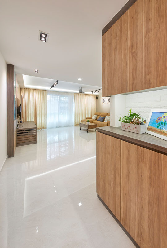 Classical, Contemporary, Retro Design - Living Room - HDB 4 Room - Design by Ban Yew Interior Design Pte Ltd