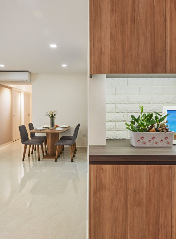 Classical, Contemporary, Retro Design - Living Room - HDB 4 Room - Design by Ban Yew Interior Design Pte Ltd