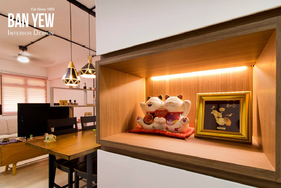 Industrial, Scandinavian Design - Dining Room - HDB 4 Room - Design by Ban Yew Interior Design Pte Ltd