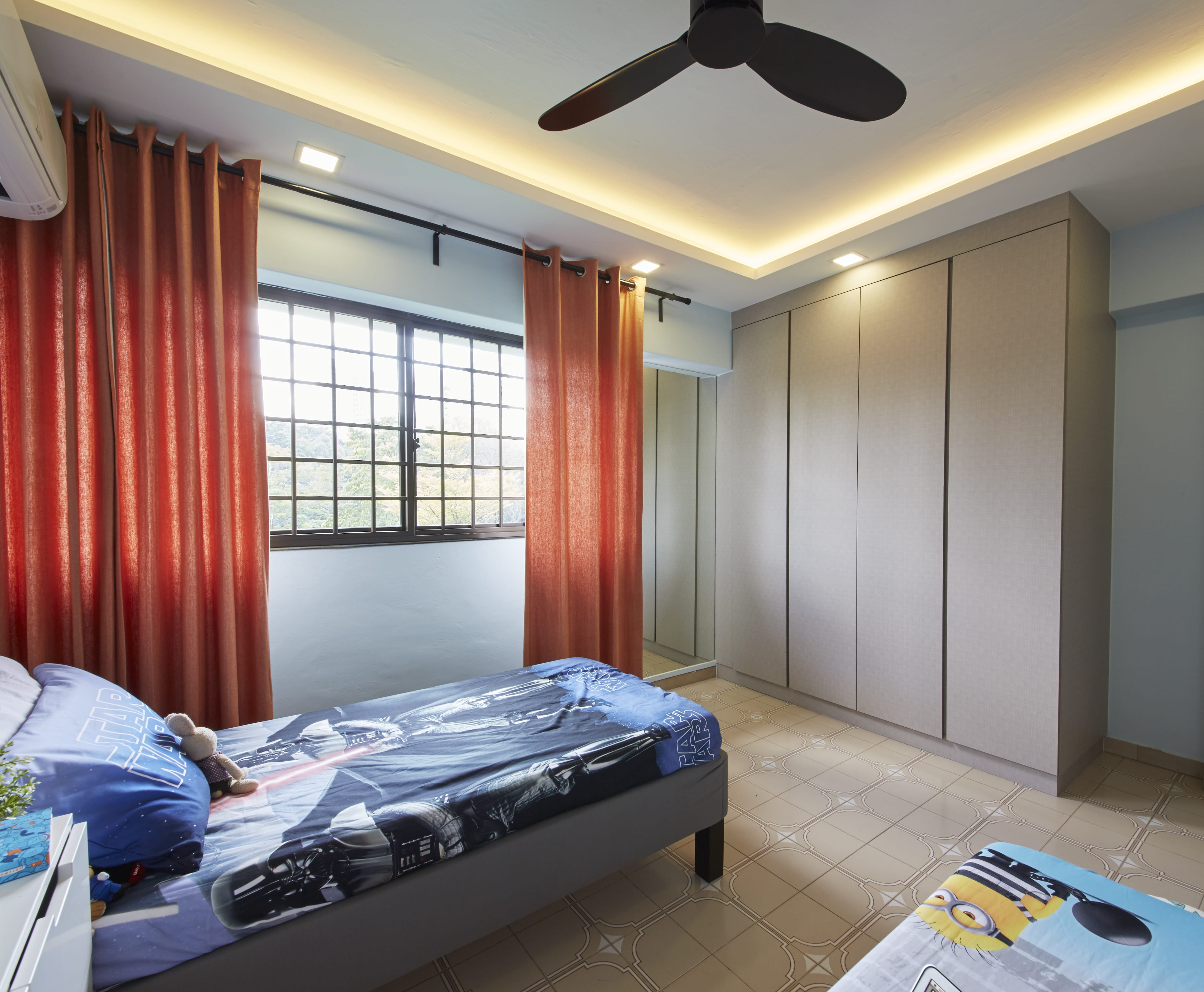 Classical, Modern, Vintage Design - Bedroom - HDB 4 Room - Design by Ban Yew Interior Design Pte Ltd