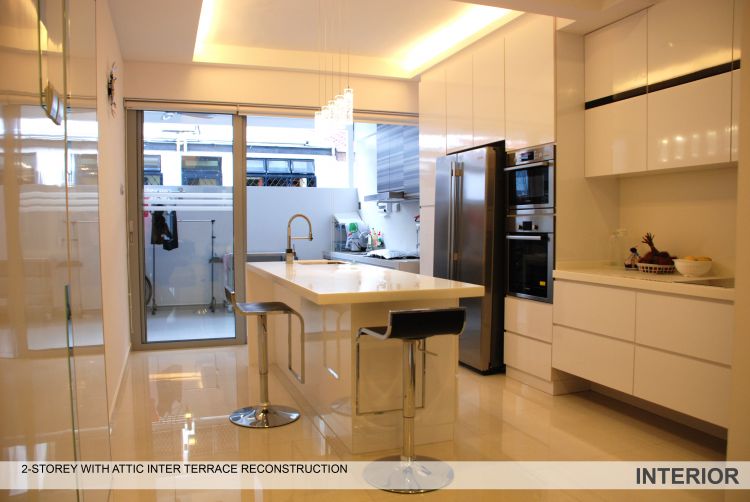 Contemporary, Modern Design - Kitchen - Landed House - Design by B&E Group Pte Ltd