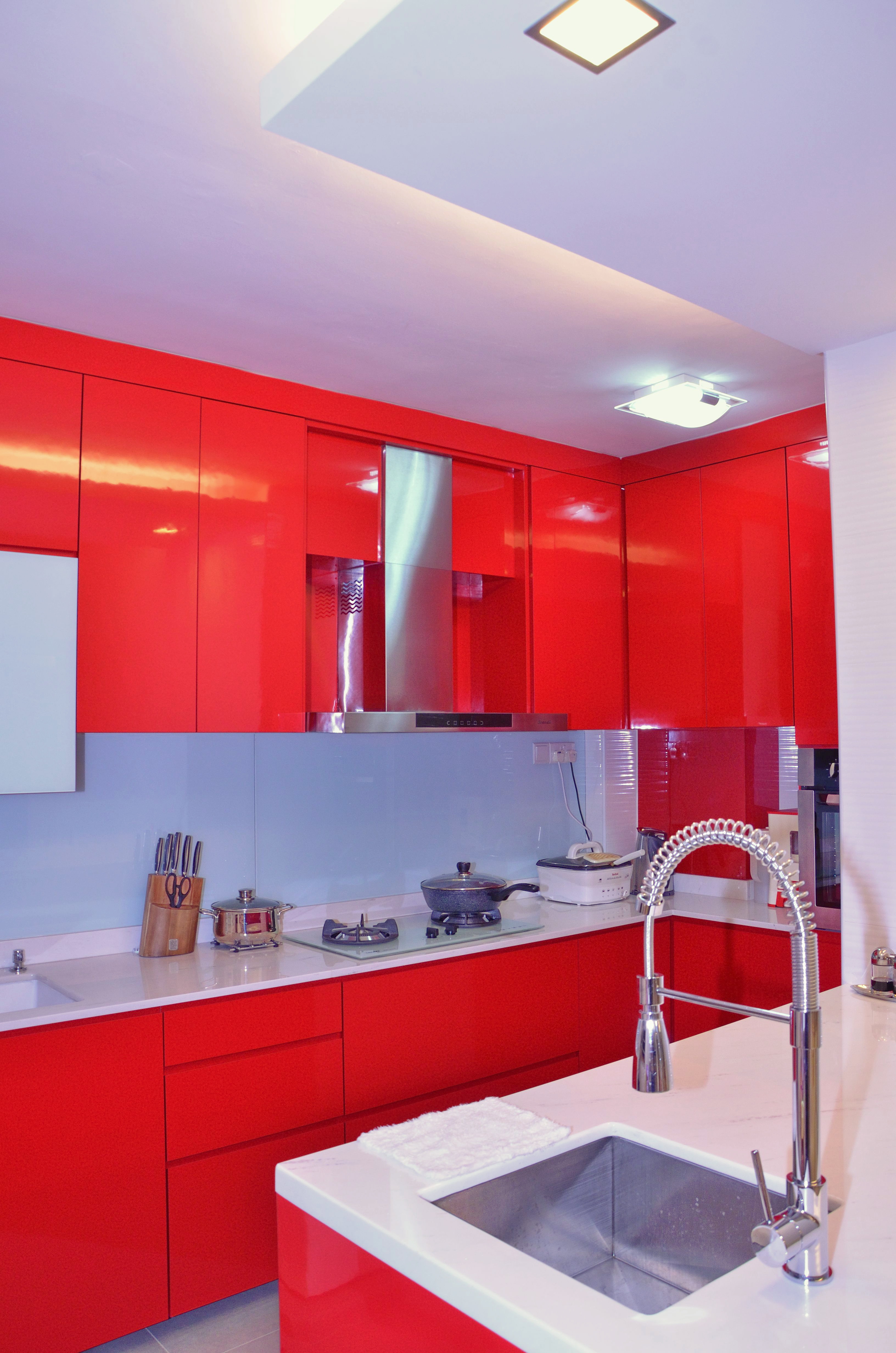 Minimalist, Modern Design - Kitchen - HDB 5 Room - Design by Benz Design Interior