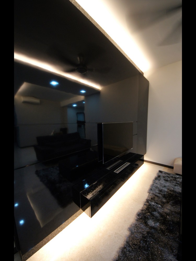 Contemporary Design - Living Room - Condominium - Design by Benz Design Interior