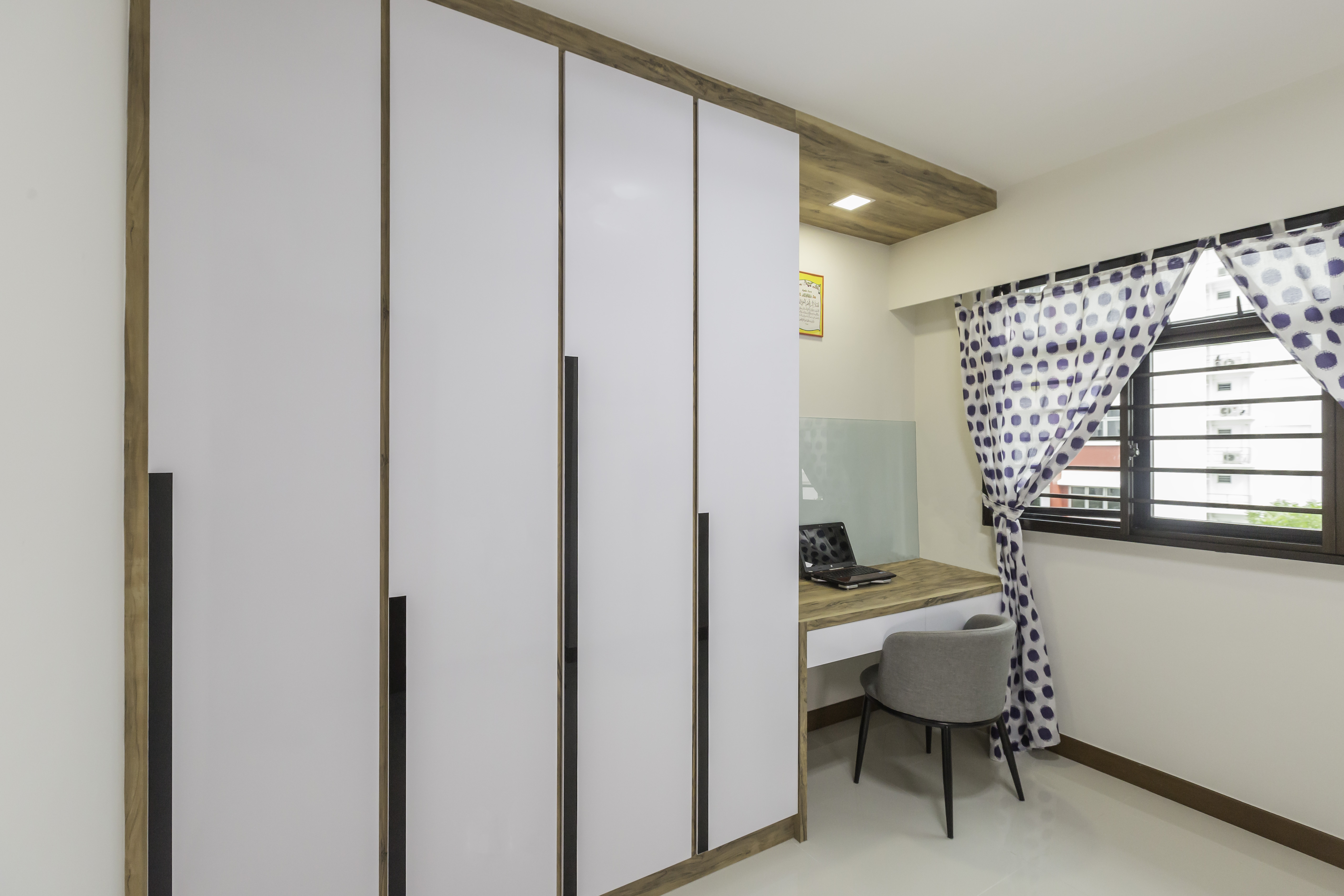 Contemporary, Modern Design - Study Room - HDB 3 Room - Design by Benz Design Interior