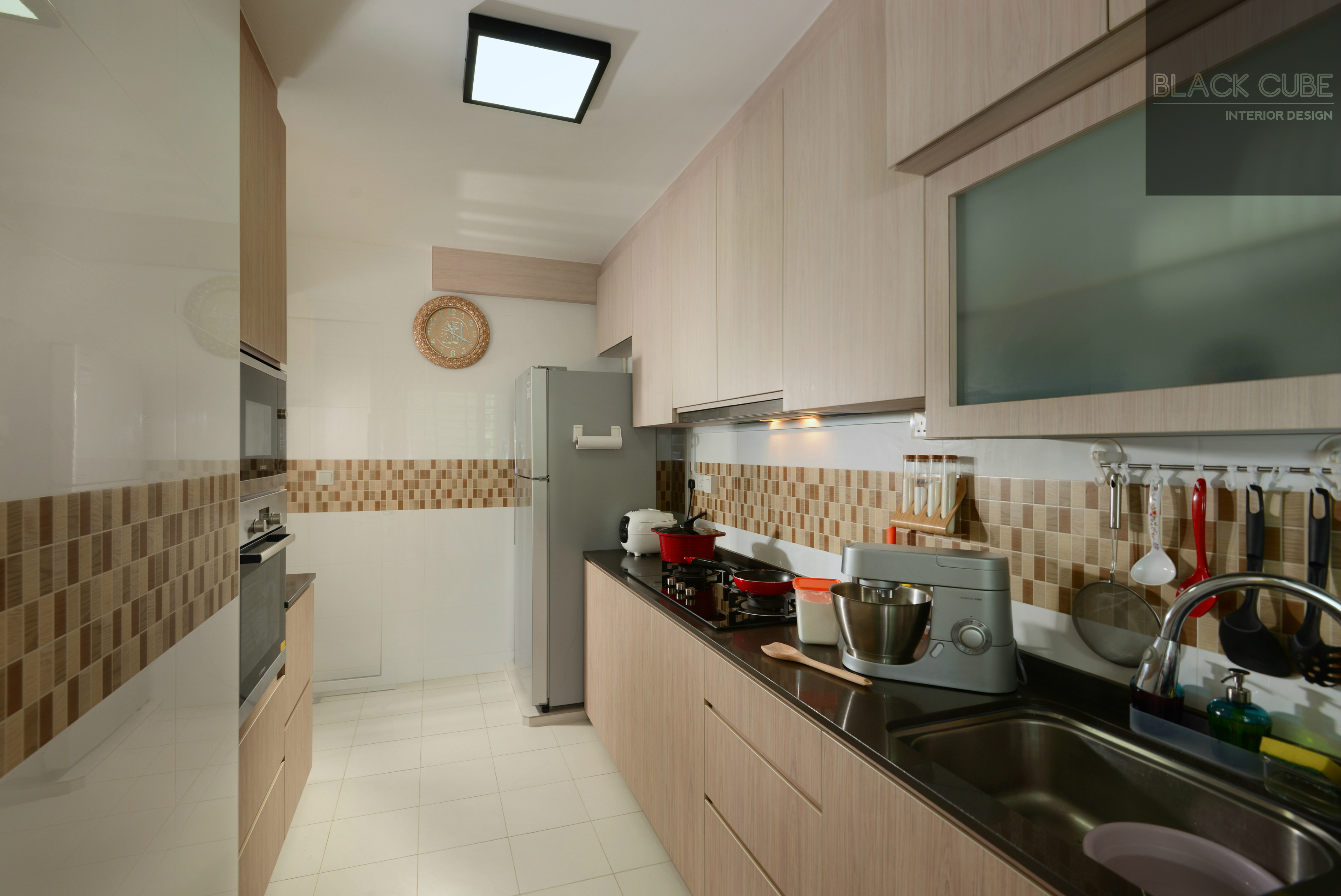 Modern, Scandinavian Design - Kitchen - HDB 4 Room - Design by Black Cube Interior Design Pte Ltd