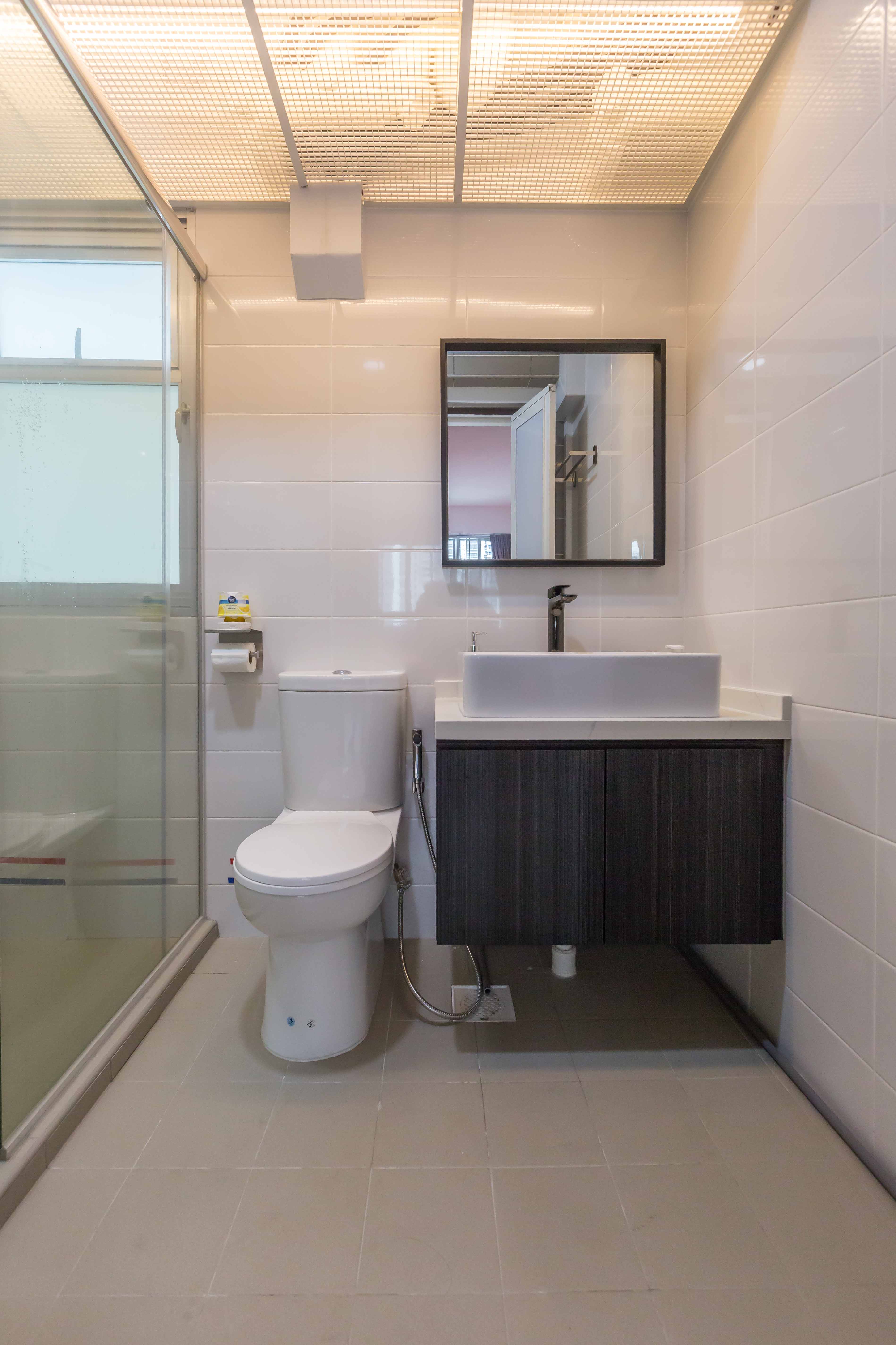 Modern Design - Bathroom - HDB 4 Room - Design by Blackjack Royal Studio Pte Ltd