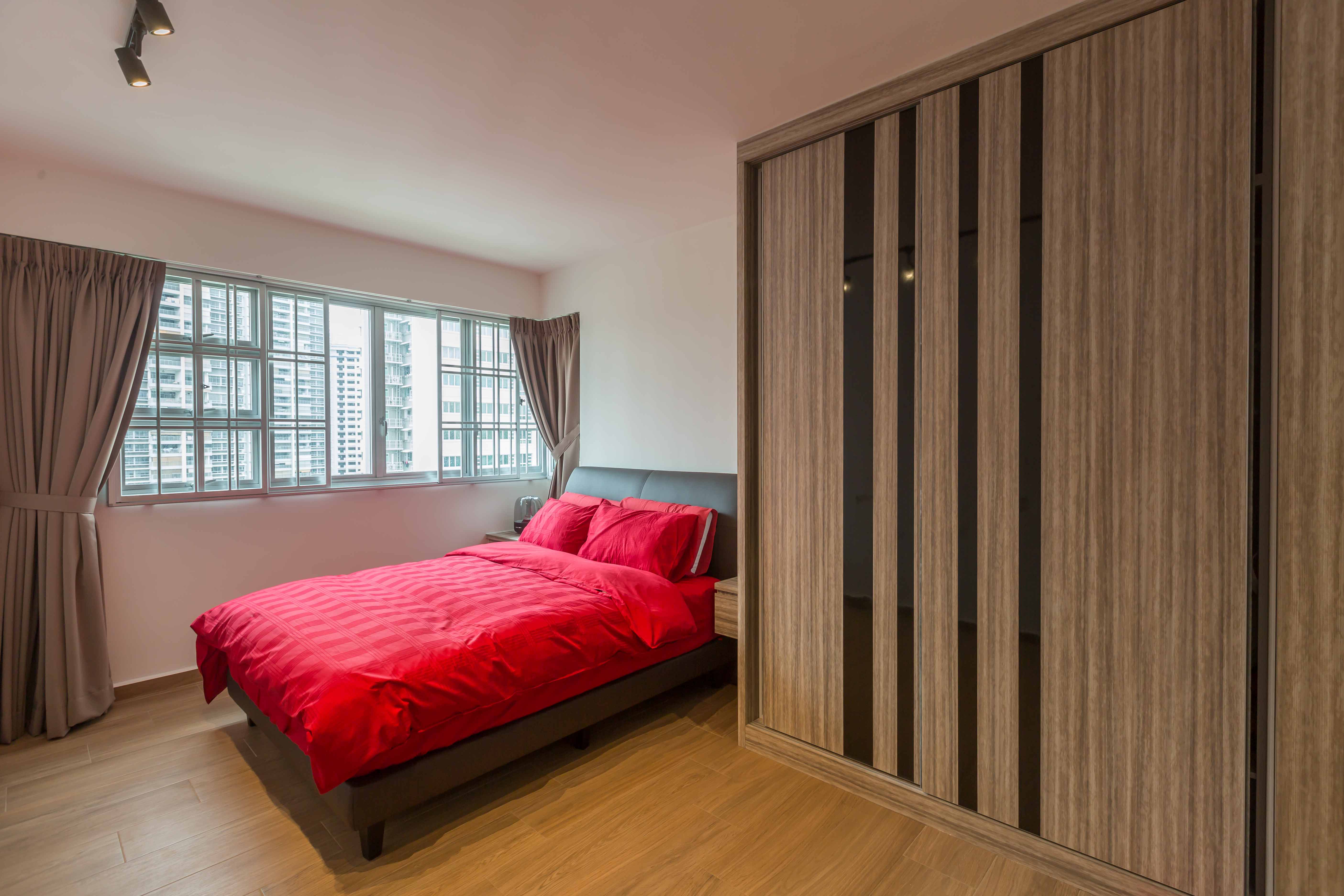 Modern Design - Bedroom - HDB 4 Room - Design by Blackjack Royal Studio Pte Ltd