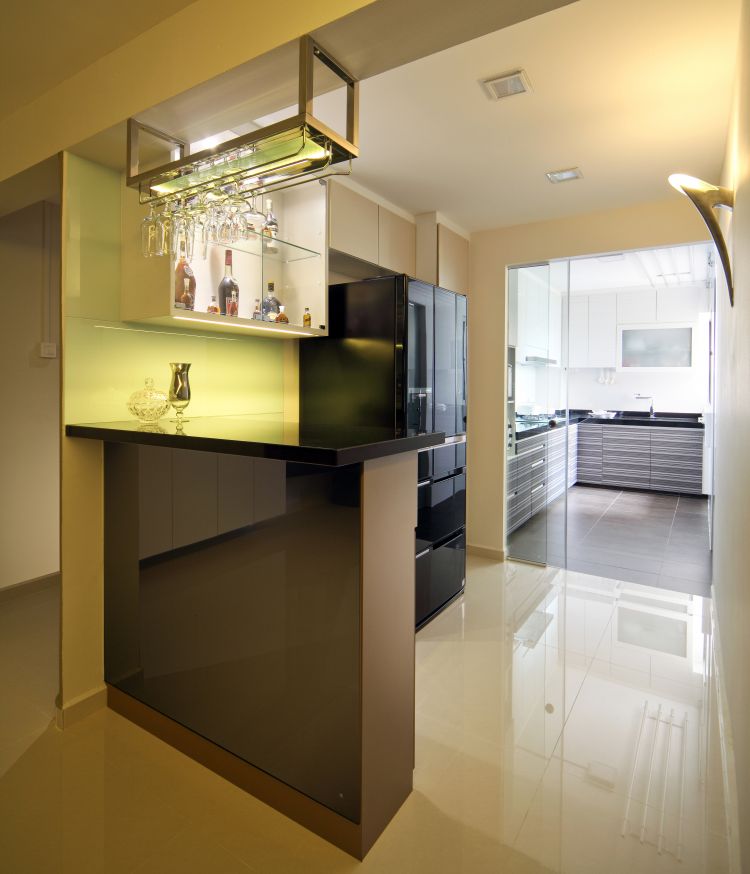 Contemporary, Modern Design - Kitchen - HDB 5 Room - Design by Boon Siew D'sign Pte Ltd