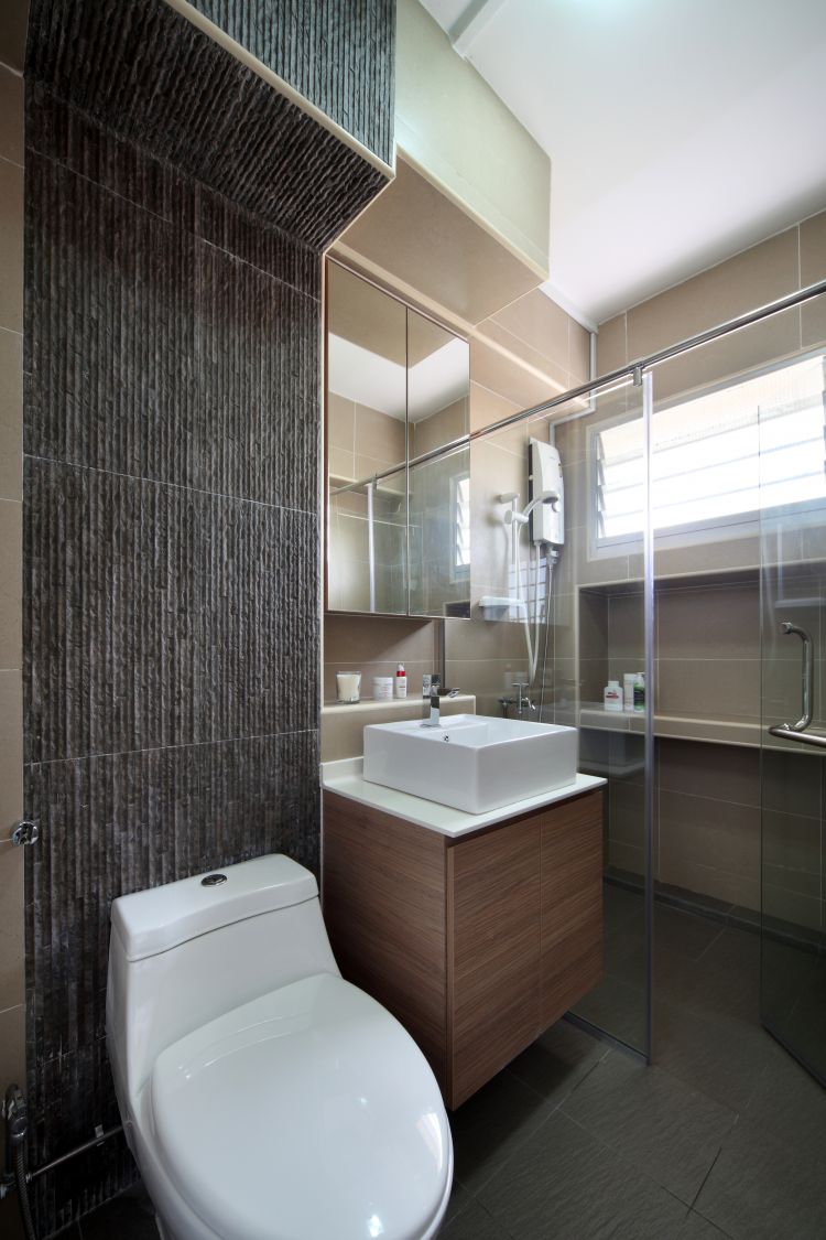 Country, Modern, Resort, Tropical Design - Bathroom - HDB 5 Room - Design by Boon Siew D'sign Pte Ltd