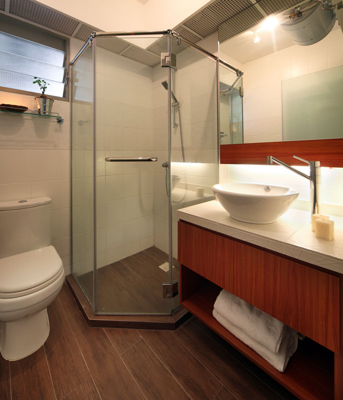 Contemporary, Modern Design - Bathroom - HDB 4 Room - Design by Boon Siew D'sign Pte Ltd