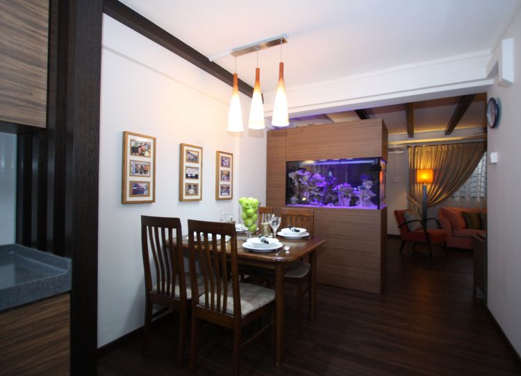 Contemporary, Modern, Retro Design - Dining Room - HDB 5 Room - Design by Calibre Renovation & Design Studio