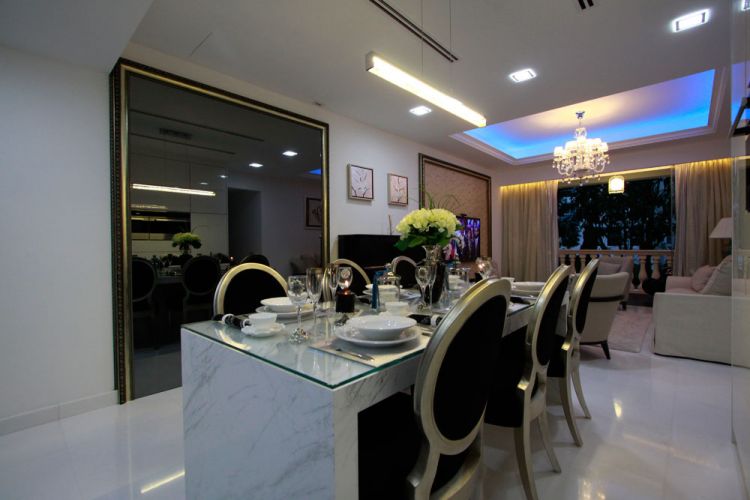 Contemporary, Modern Design - Dining Room - Condominium - Design by Calibre Renovation & Design Studio