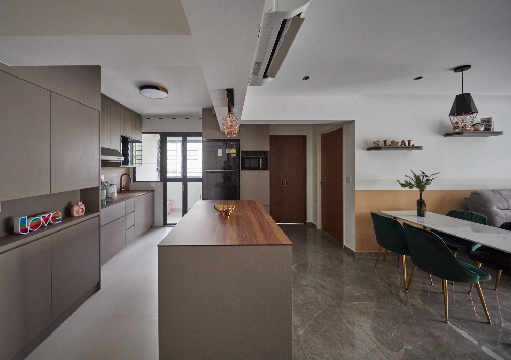 Classical, Contemporary, Modern Design - Kitchen - HDB 4 Room - Design by Carpenters 匠