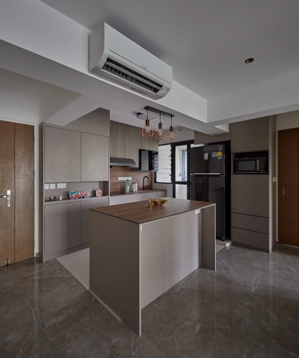 Classical, Contemporary, Modern Design - Kitchen - HDB 4 Room - Design by Carpenters 匠