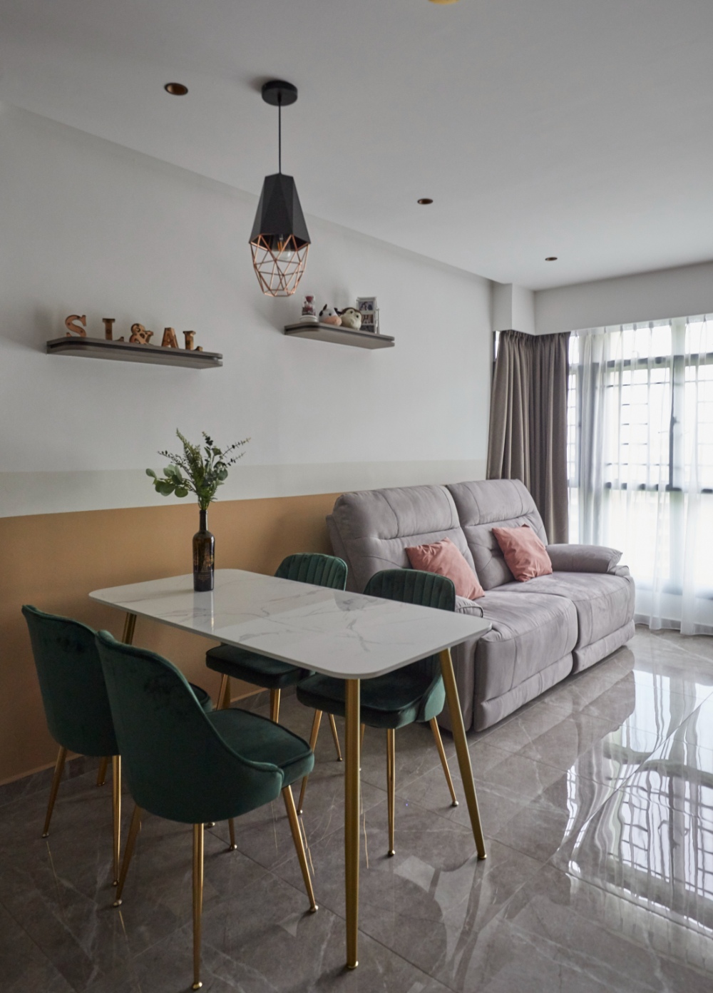 Classical, Contemporary, Modern Design - Dining Room - HDB 4 Room - Design by Carpenters 匠