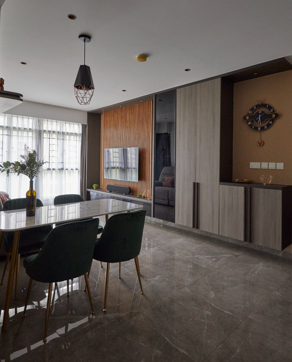 Classical, Contemporary, Modern Design - Living Room - HDB 4 Room - Design by Carpenters 匠